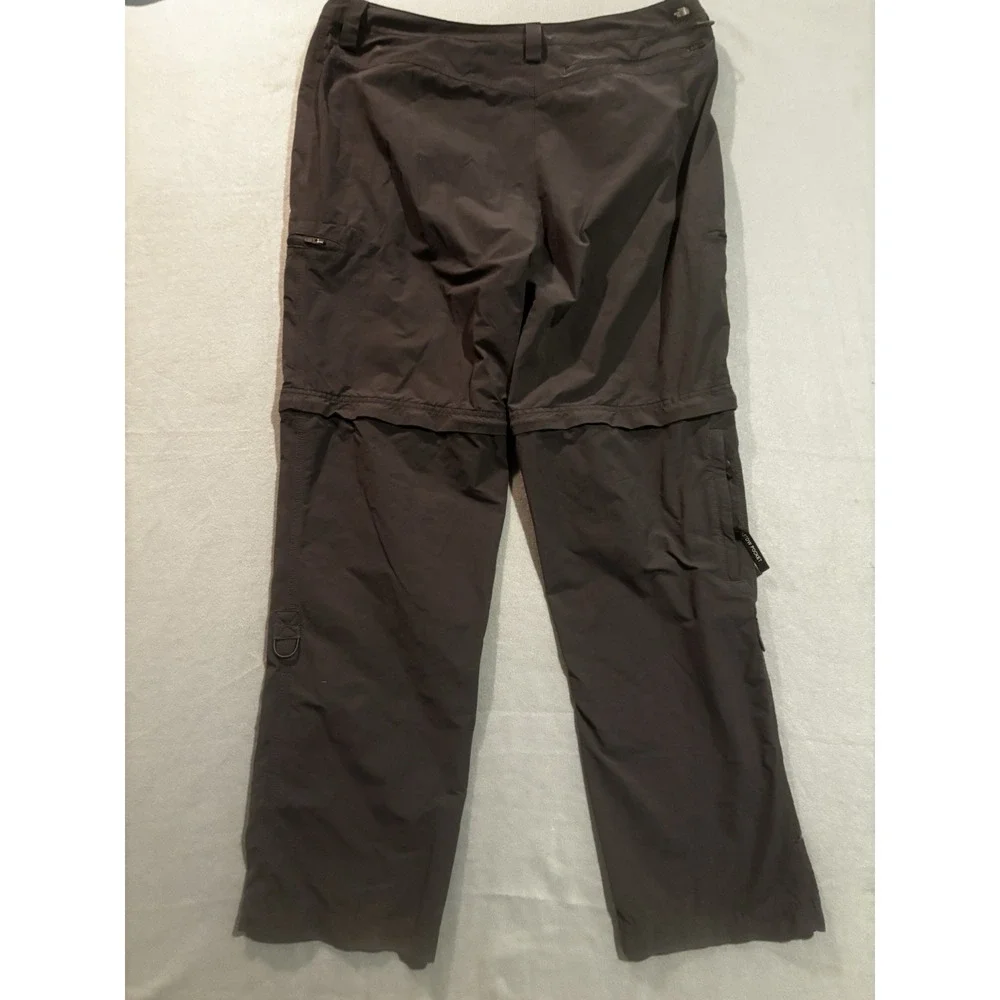 The North Face Men's Pants 38 Convertible Hiking Gray Pants Shorts  Zip Off Legs